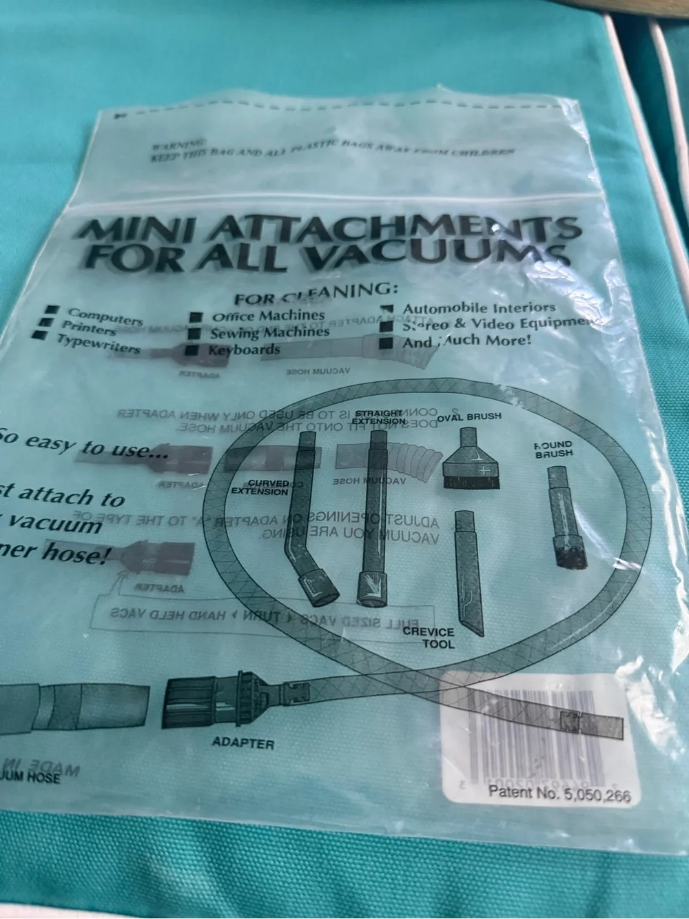 Mini attachments for all vacuums for computers, printers, typewriters, and more